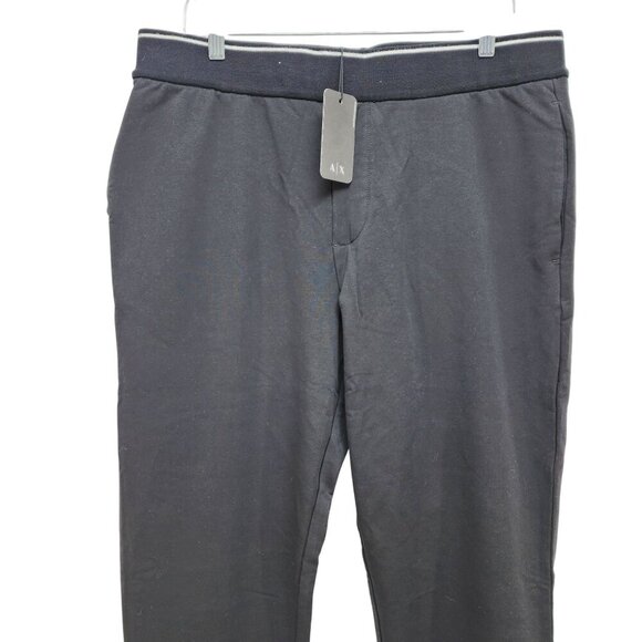 AX Armani Exchange Mens Black Trousers pants Size L New With Tag - Picture 5 of 12
